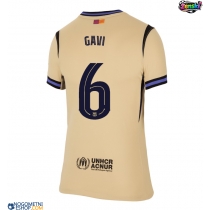 Ženski Nogometni dresi Barcelona Paez Gavi #6 Gostujoči 2025-26 Kratek Rokav